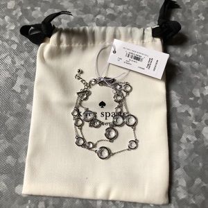 NWT Kate Spade Clink of Ice Multi-Strand Bracelet